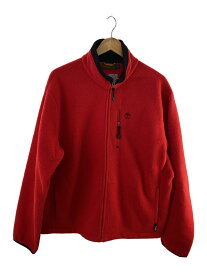 【中古】Timberland◆フリースジャケット/XL/--/RED/無地/05/30227【メンズウェア】