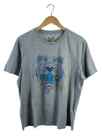 【中古】KENZO◆Tシャツ/XL/コットン/GRY/F865TS0504YA【メンズウェア】
