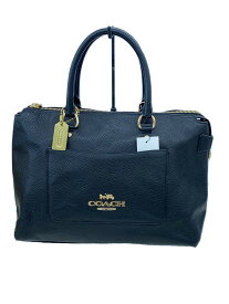 【中古】COACH◆ハンドバッグ/レザー/BLK/無地/F31467【バッグ】