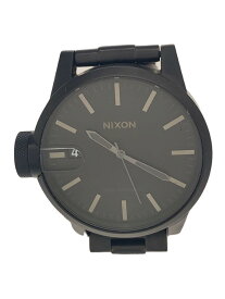 【中古】NIXON◆クォーツ腕時計/アナログ/BLK/BLK【服飾雑貨他】