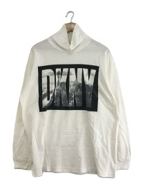 【中古】DKNY(DONNA KARAN NEW YORK)◆長袖Tシャツ/--/コットン/WHT【メンズウェア】