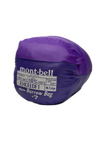 【中古】mont-bell◆シュラフ アルパイン バロウバッグ #7 1121285 [エッグプラント]/PUP【スポーツ】