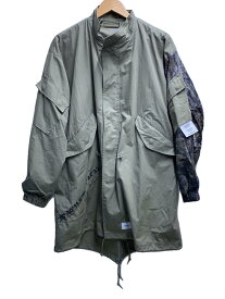 【中古】WTAPS◆20SS/W51JACKET COTTON WEATHER/モッズコート/1/カーキ/201WVDT-JKM01【メンズウェア】