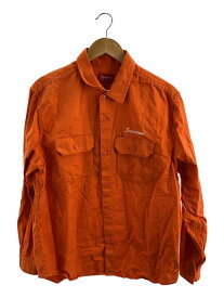 【中古】Supreme◆22ss/Mary Work shirt/長袖シャツ/M/コットン/ORN【メンズウェア】