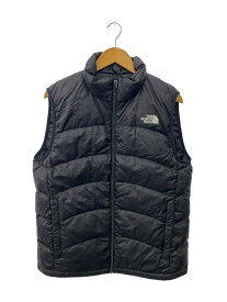 【中古】THE NORTH FACE◆ACONCAGUA VEST_アコンカグアベスト/L/ナイロン/BLK/ND92243【メンズウェア】