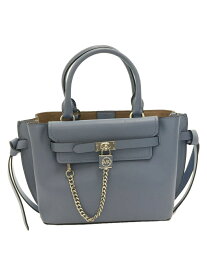 【中古】MICHAEL KORS◆トートバッグ/レザー/BLU/30s2s9hs0l/Hamilton Legacy Small Satchel【バッグ】