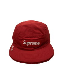 【中古】Supreme◆23AW/POLARTEC SHEARLING REVERSIBLE CAMP CAP/58/ナイロン/RED/メンズ【服飾雑貨他】