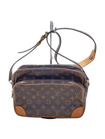 【中古】LOUIS VUITTON◆ナイル_モノグラム・キャンバス_BRW/PVC/BRW【バッグ】