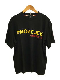 【中古】MONCLER◆モンクレール/GRENOBLE Tシャツ/XL/コットン/BLK/H20978C00005【メンズウェア】