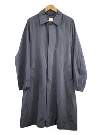 【中古】coen◆ステンカラーコート/L/ナイロン/NVY/ネイビー/7560-602-8001【メンズウェア】