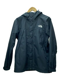 【中古】THE NORTH FACE◆SCOOP JACKET_スクープジャケット/M/ナイロン/BLK/無地【メンズウェア】