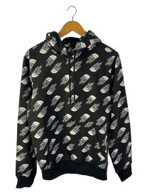 【中古】THE NORTH FACE◆パーカー/S/ポリエステル/BLK/総柄/nf0a5lvkjk【メンズウェア】