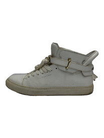 【中古】BUSCEMI◆ハイカットスニーカー/43/WHT/レザー【シューズ】
