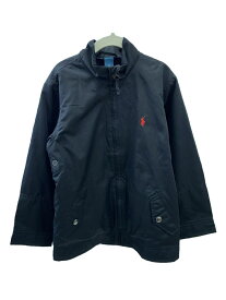 【中古】POLO RALPH LAUREN◆ブルゾン/120cm/ポリエステル/ブラック/322119938【キッズ】