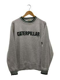 【中古】CAT/スウェット/L/--/GRY/プリント/90s/アメリカ製/クルーネック【メンズウェア】