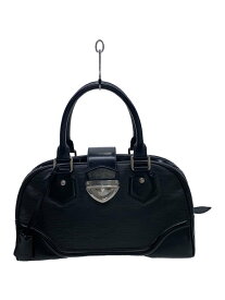 【中古】LOUIS VUITTON◆ハンドバッグ/レザー/BLK【バッグ】