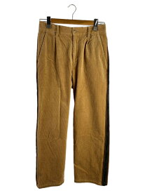 【中古】Coohem◆KNIT SIDELINE CORDUROY PANTS/M/コーデュロイ/ベージュ【メンズウェア】