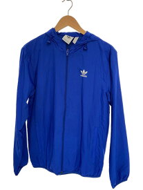 【中古】adidas◆ナイロンジャケット/M/ポリエステル/BLU【メンズウェア】