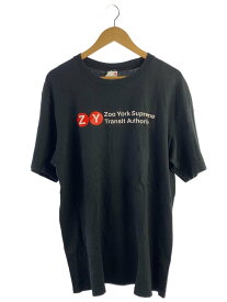 【中古】Supreme◆ZOO YORK TEE/L/コットン/BLK/プリント//【メンズウェア】