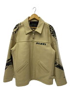 【中古】AVIREX◆レザージャケット・ブルゾン/3L/羊革/BEG/6121042//【メンズウェア】
