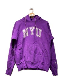 【中古】Champion◆リバースウィーブ/赤タグ/USA製/パーカー/NYU/XL/コットン/PUP/C5-U101【レディースウェア】