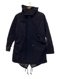 【中古】uniform experiment◆モッズコート/1/ナイロン/BLK/UE-145058【メンズウェア】