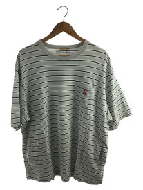 【中古】UNDERCOVER◆Tシャツ/3/コットン/GRY/ボーダー/US1A4803-3【メンズウェア】