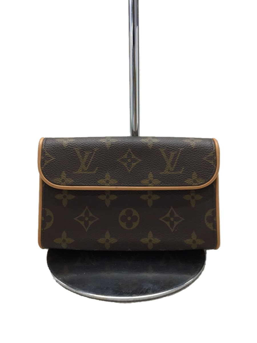 Used Louis Vuitton Waist Bag/Leather/Brw/M51855/ Pochette Flantine/Belt  Missing