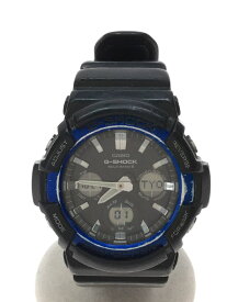 【中古】CASIO◆ソーラー腕時計・G-SHOCK/デジアナ/GAW-100B-1A2JF【服飾雑貨他】