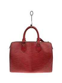 【中古】LOUIS VUITTON◆スピーディ25_エピ_RED/レザー/RED【バッグ】