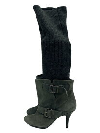 【中古】GIVENCHY◆Sock Boots/ソックスブーツ/38/GRY/スウェード【シューズ】