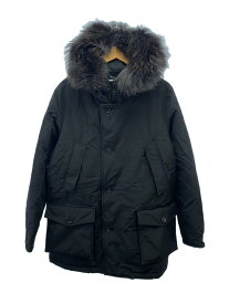 【中古】Woolrich◆ダウンジャケット/M/コットン/BLK/PO006417【メンズウェア】