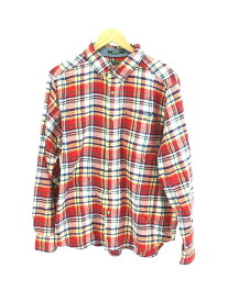 【中古】Woolrich◆ネルシャツ/XL/コットン/マルチカラー/チェック【メンズウェア】