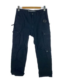 【中古】STONE ISLAND◆22AW Multipocket Cargo Trousers カーゴパンツ/30/ナイロン/BLK【メンズウェア】