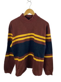 【中古】BROWN by 2-tacs◆スウェット/コットン/BRD/B26-CR002/CR-high/Heavy weight border jersey【メンズウェア】