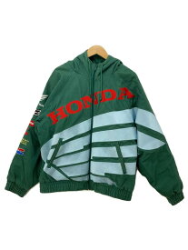 【中古】Supreme◆19AW/Honda Fox Racing Puffy Zip Up Jacket/L/コットン/GRN【メンズウェア】