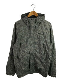 【中古】Columbia◆マウンテンパーカ_PM5030/XL/ナイロン/GRY/総柄【メンズウェア】