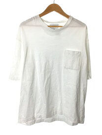 【中古】STUDIOUS◆Tシャツ/3/コットン/WHT/無地/109221002【メンズウェア】