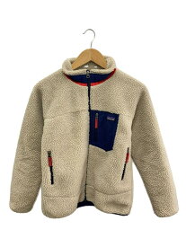 【中古】patagonia◆フリースジャケット/XL/ポリエステル/BEG/STY65625FA18【レディースウェア】