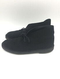 【中古】Clarks◆シューズ/M/BLK/デザートブーツ/NATHRAL CREPE SOLE/ブラック/【シューズ】