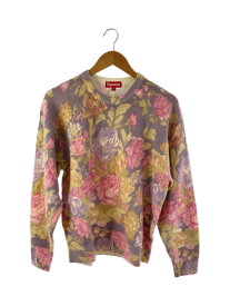 【中古】Supreme◆19SS/Printed Floral Angora Sweater/セーター(厚手)/M/ウール/PUP/花柄【メンズウェア】