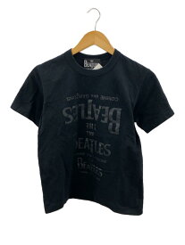 【中古】THE BEATLES COMME des GARCONS◆Tシャツ/S/コットン/BLK/vt-t001【メンズウェア】