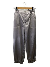 【中古】AMERI◆GLITTER CARGO PANTS/M/ポリエステル/シルバー/無地/23SS【レディースウェア】