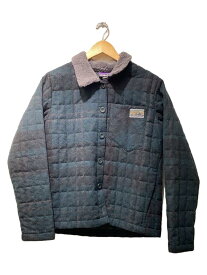 【中古】patagonia◆16AW/Recycled Wool Down Jacket/キルティングジャケット/S/ウール/GRN/28080【レディースウェア】