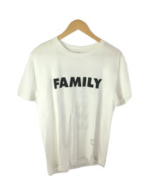 【中古】TANGTANG◆Tシャツ/20ss/FAMILY/S/コットン/ホワイト【メンズウェア】