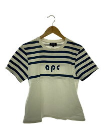 【中古】A.P.C.◆Tシャツ/M/コットン/WHT/4114413【レディースウェア】