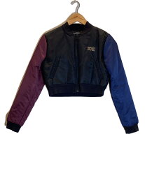 【中古】STUSSY◆MA-1タイプ/ミリタリージャケット/S/ポリエステル/マルチカラー【レディースウェア】