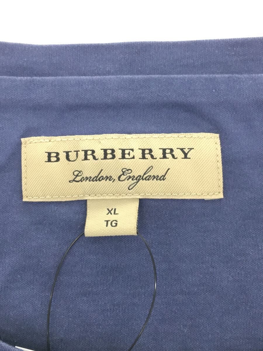 BURBERRY◇Tシャツ XL コットン NVY トップス | indianphysiquealliance.in