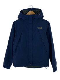 【中古】THE NORTH FACE◆SCOOP JACKET_スクープジャケット/M/ナイロン/NVY/無地【レディースウェア】