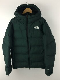 【中古】THE NORTH FACE◆BELAYER PARKA_ビレイヤーパーカ/L/ナイロン/グリーン/無地/ND91915【メンズウェア】